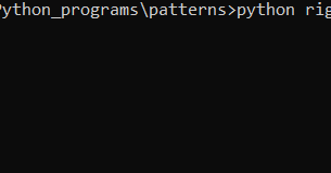 Program To Create Right Right-angled Triangle Pattern In Python ~ Appychip