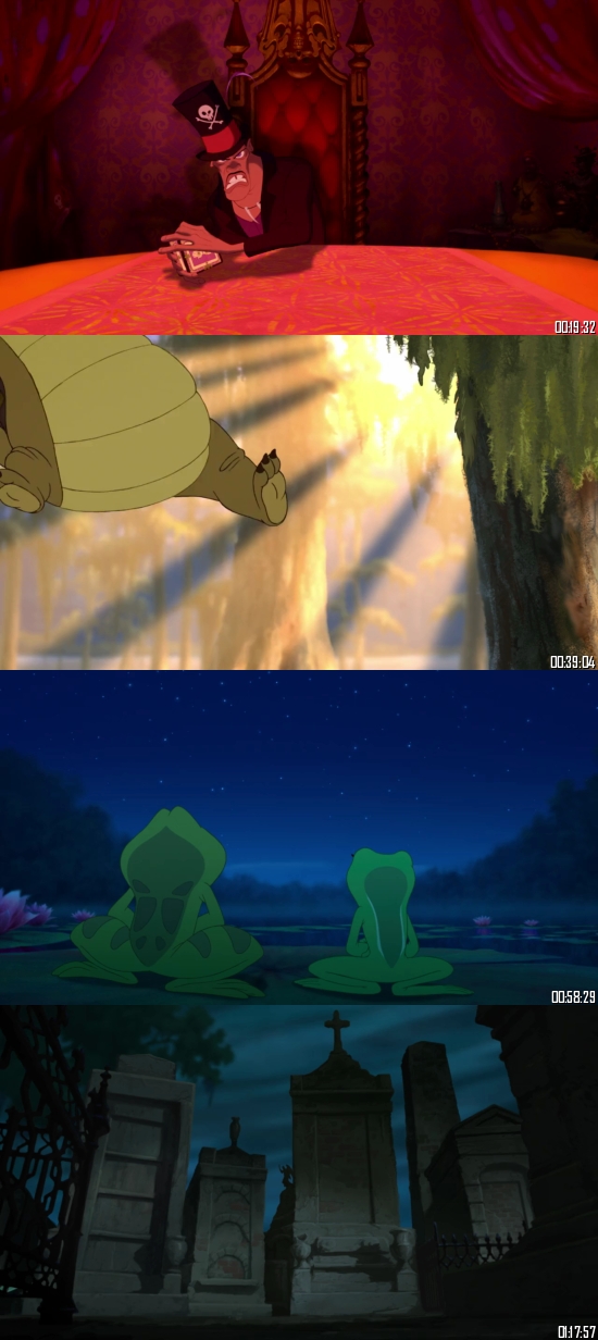 The Princess and the Frog 2009 BRRip 720p 480p Dual Audio Hindi English Full Movie Download