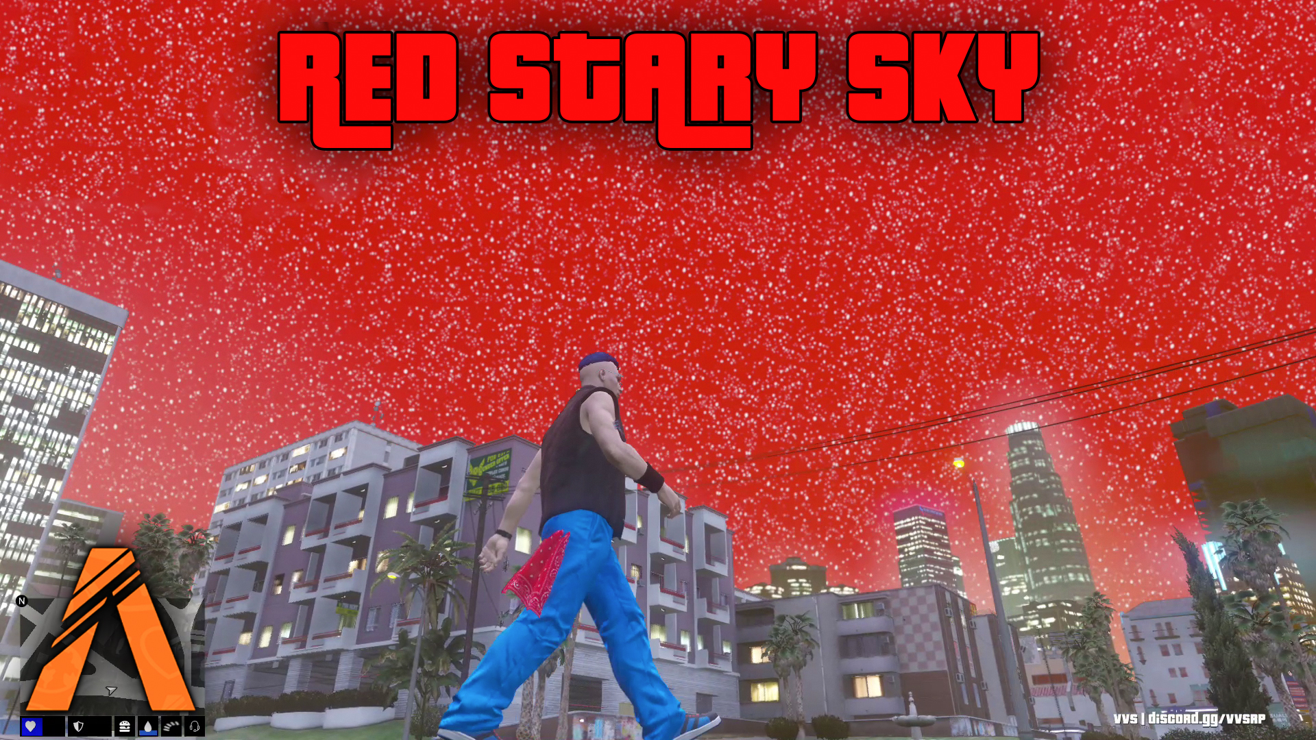 RED Stary Sky FiveM Graphic Pack Boost FPS 250+ [ No Sun No FOG