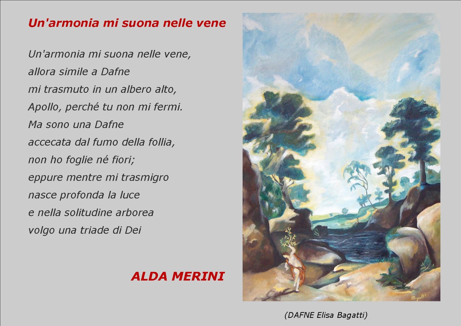 La finestra sul mio cielo ALDA MERINI