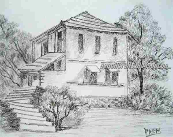 [30+]Easy Houses Pencil Sketches and Art - Pencil Crafts