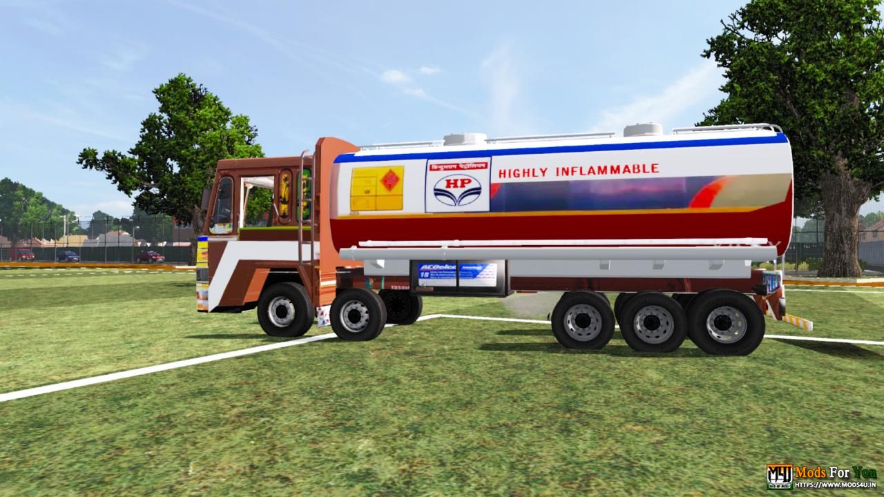INDIAN ASHOK LEYLAND DIESEL TANKER LORRY MOD BY VICKY GAMING