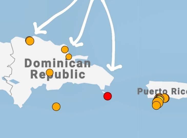 Se registran hasta cinco 'remeneos' diarios en República Dominicana República Dominicana
