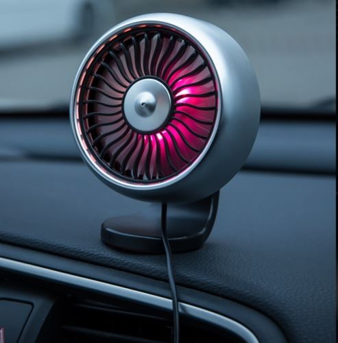 Quạt mini gắn xe hơi tiện dụng 8.5x5cm