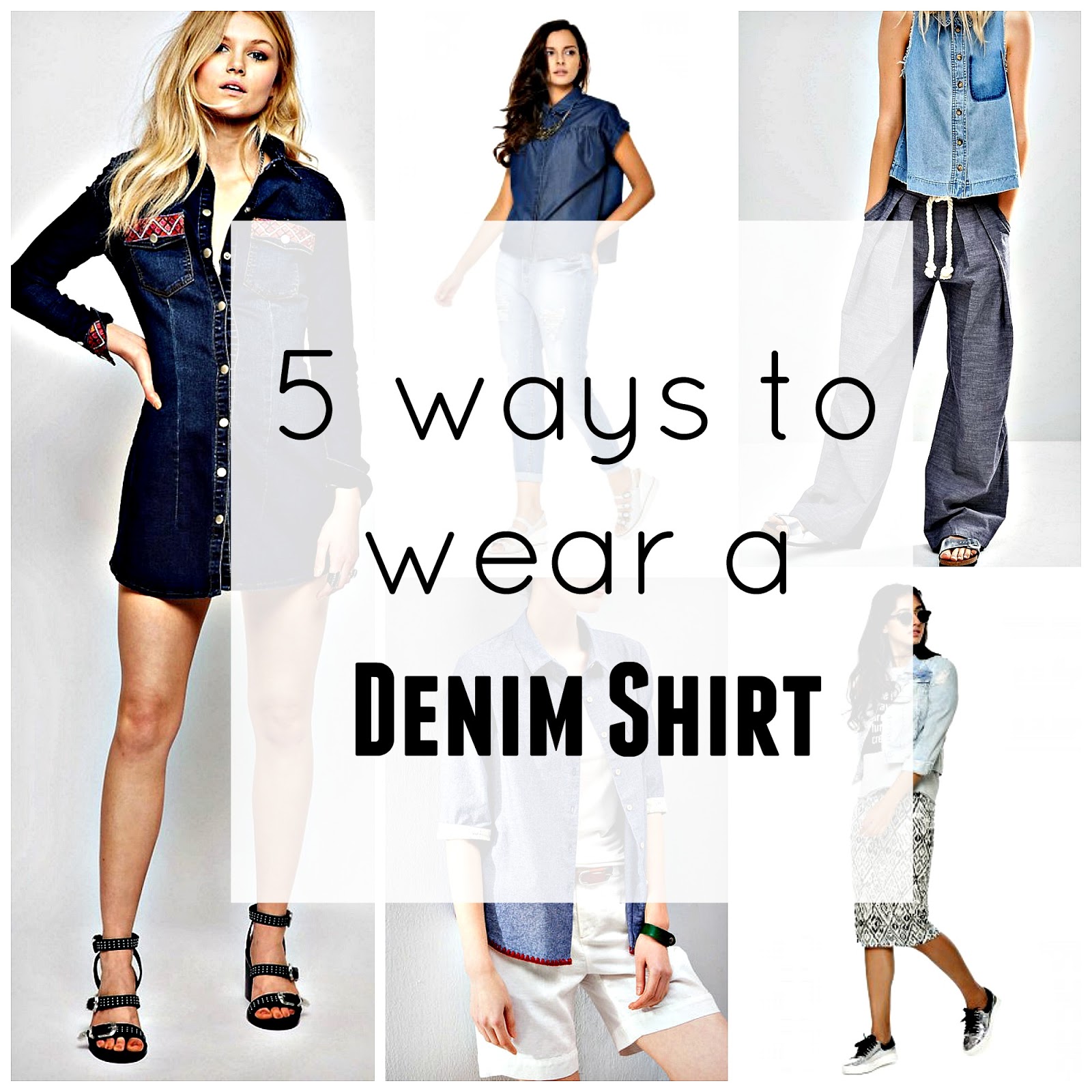 How to Wear a Casual Denim Dress for Spring
