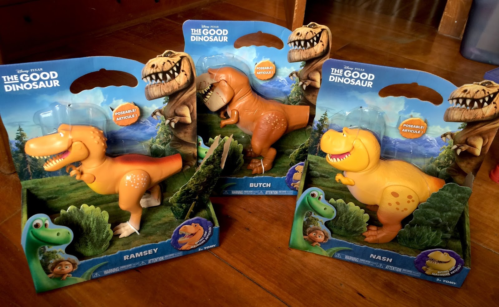 Dan the Pixar Fan: The Good Dinosaur: TOMY Action Figures (Part