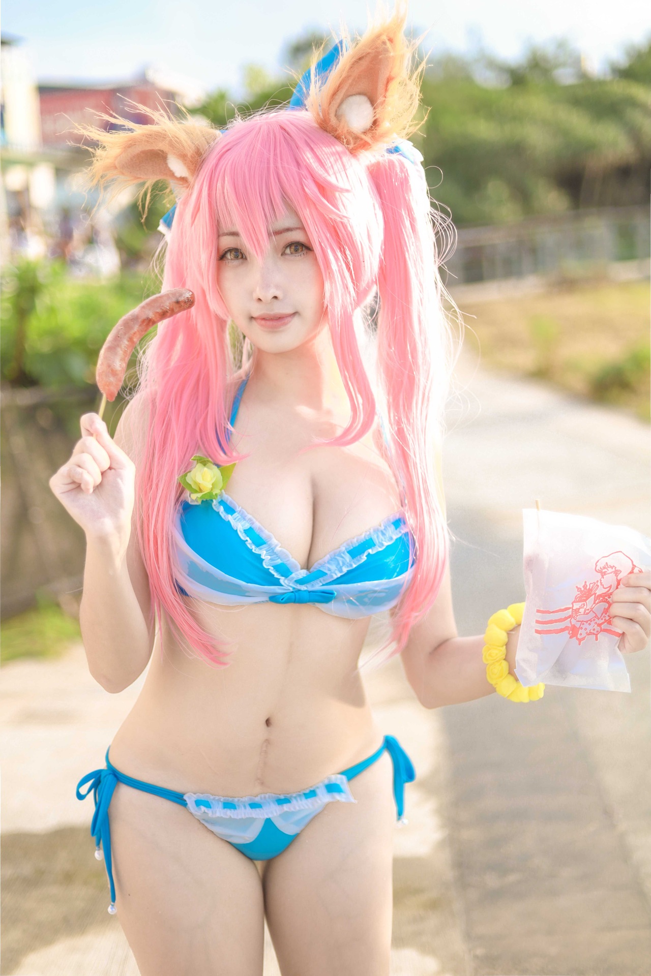 [毛毛喵 momocat] Tamamo no Mae Ver.Swimsuit