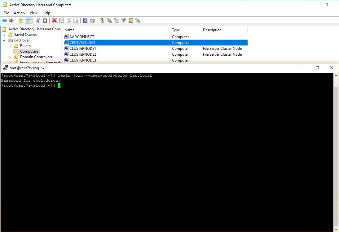 How To Join a CentOS 7 machine to an Active Directory domain