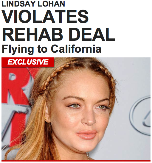 Trace Nealy Live 1055 Morning Show Lindsay Lohan Violates Rehab Deal
