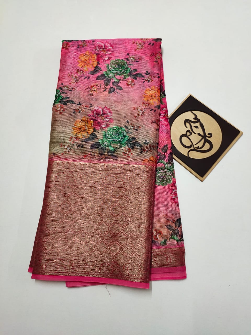 Digital print warm silk sarees