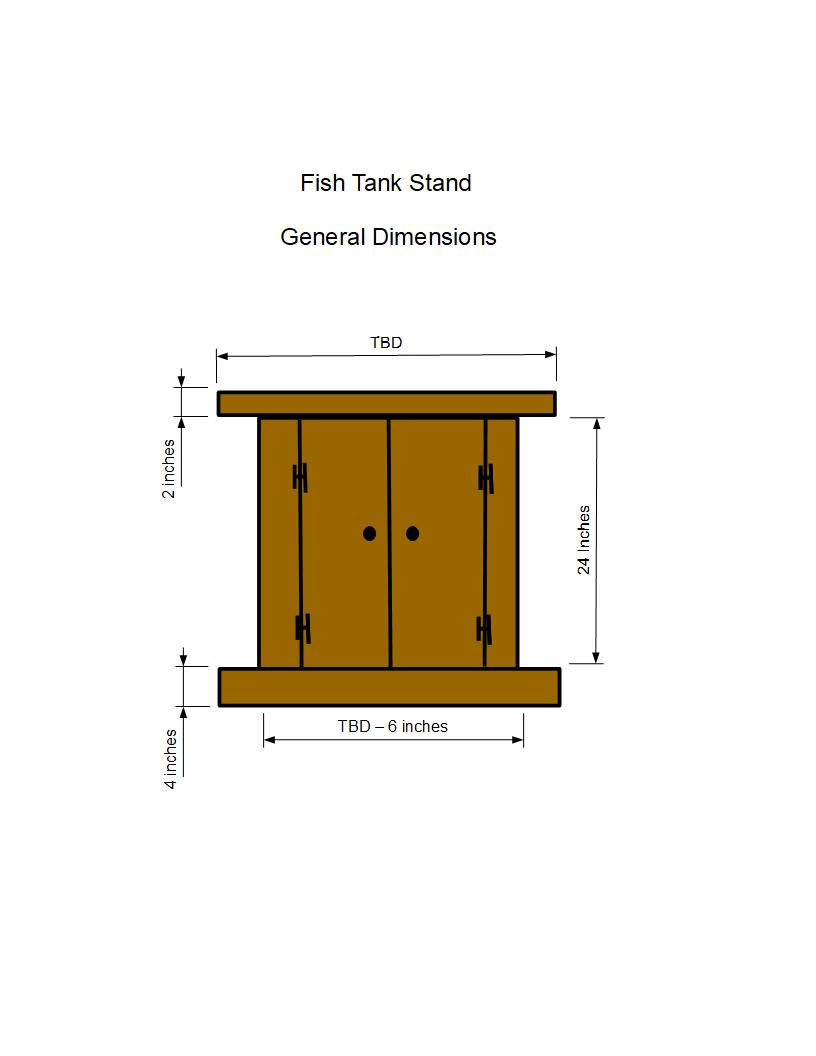 Building an Aquarium Stand Step 1 Determining a Design Small Chronicles