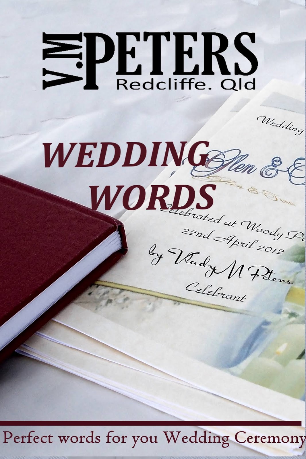 Author and Celebrant Wedding Words Perfect Words for your Wedding