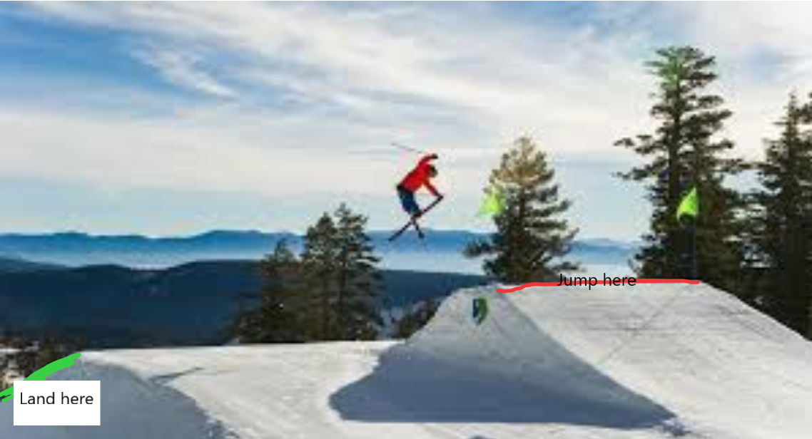 How to do Large Jumps when skiing?