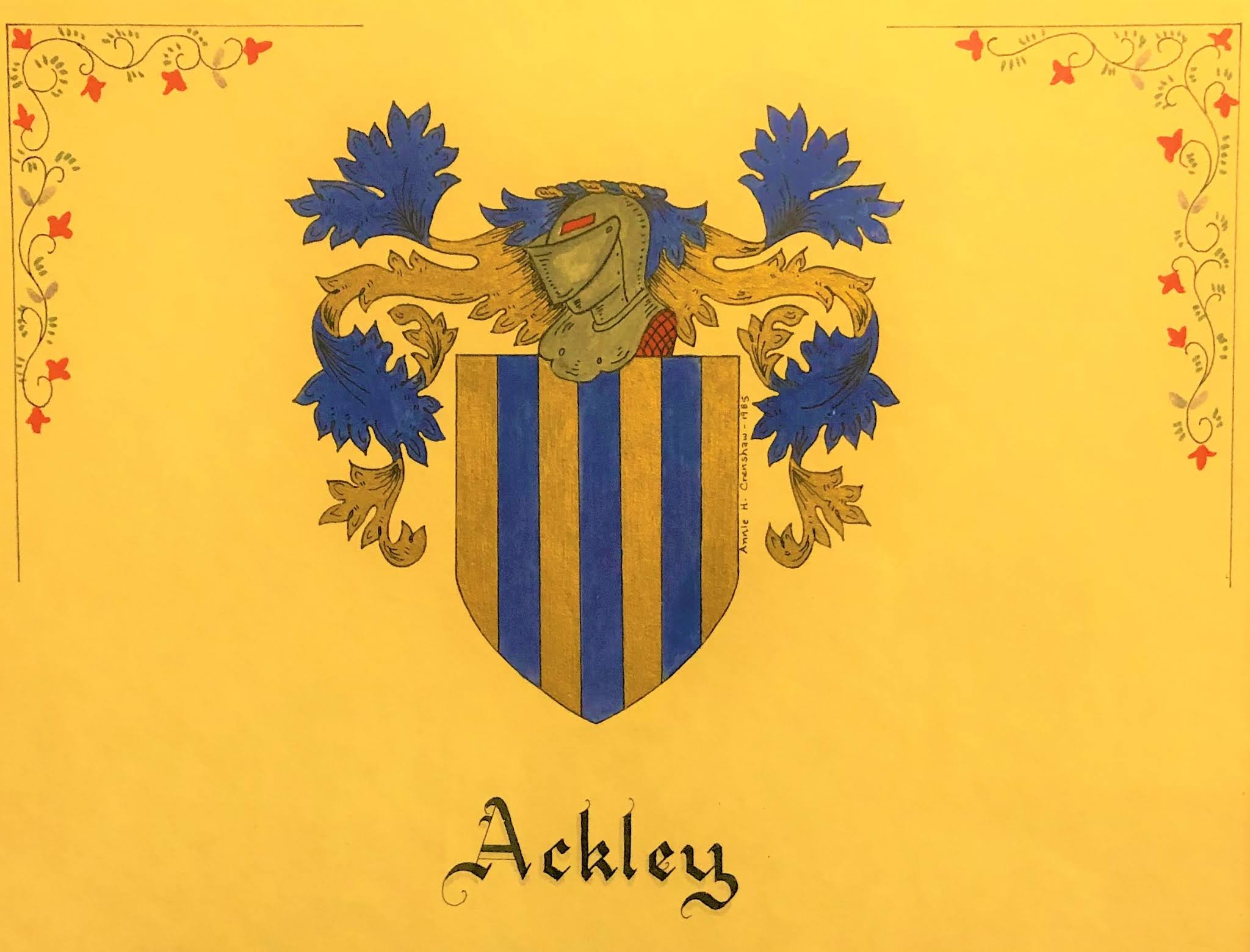 Ackley Family Genealogy