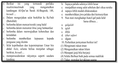 Download Soaal UAss PAI kelas Xi SMA Tahun  Download Soaal UAS PAI kelas Xi SMA
