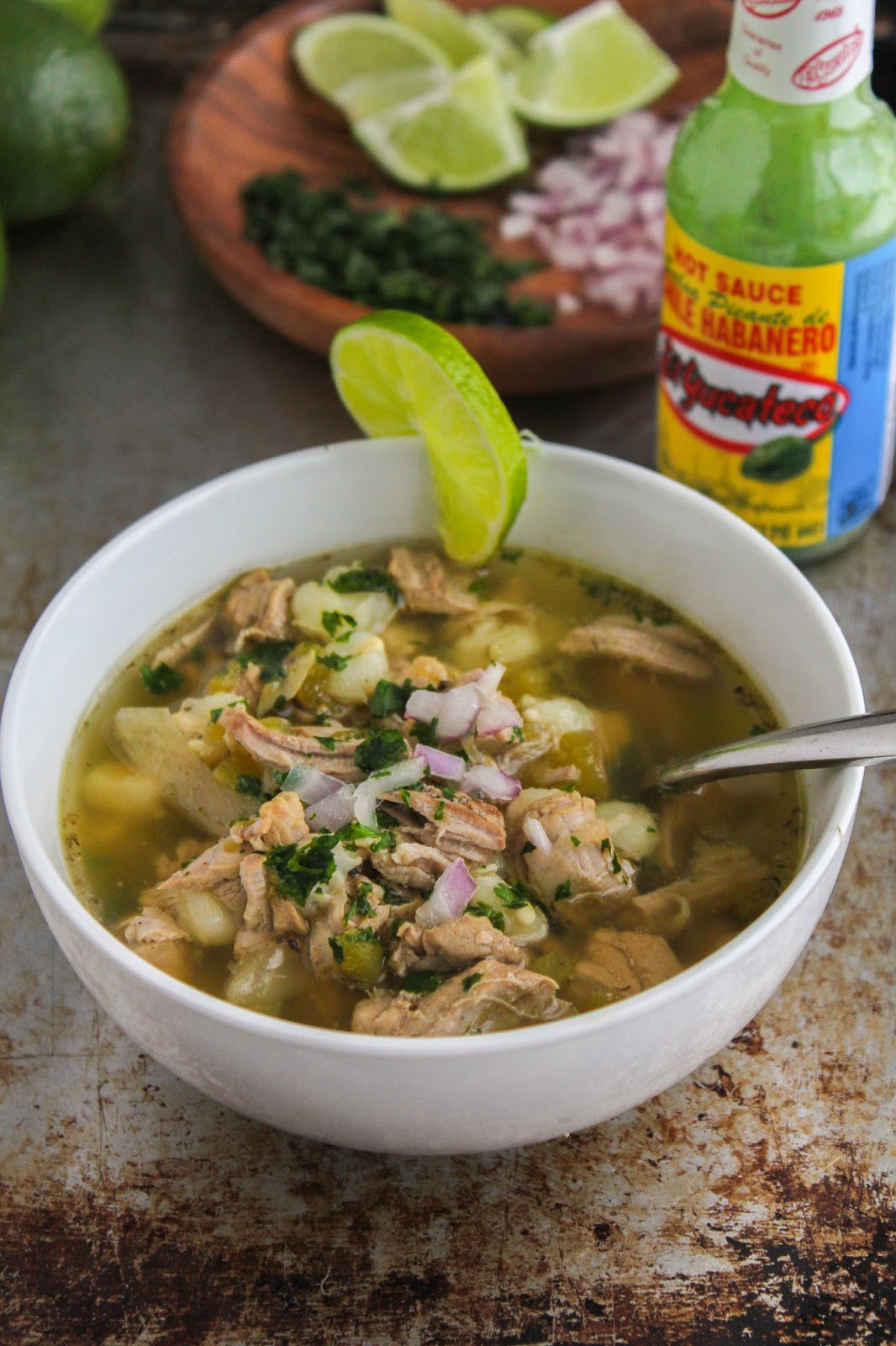 Slow Cooker Spicy Posole Verde