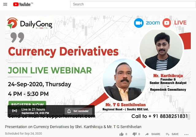 Presentation on Currency Derivatives by K Karthik Raja