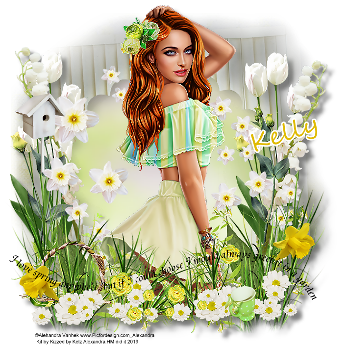 AlexandrasTagsCreations: Garden Girl