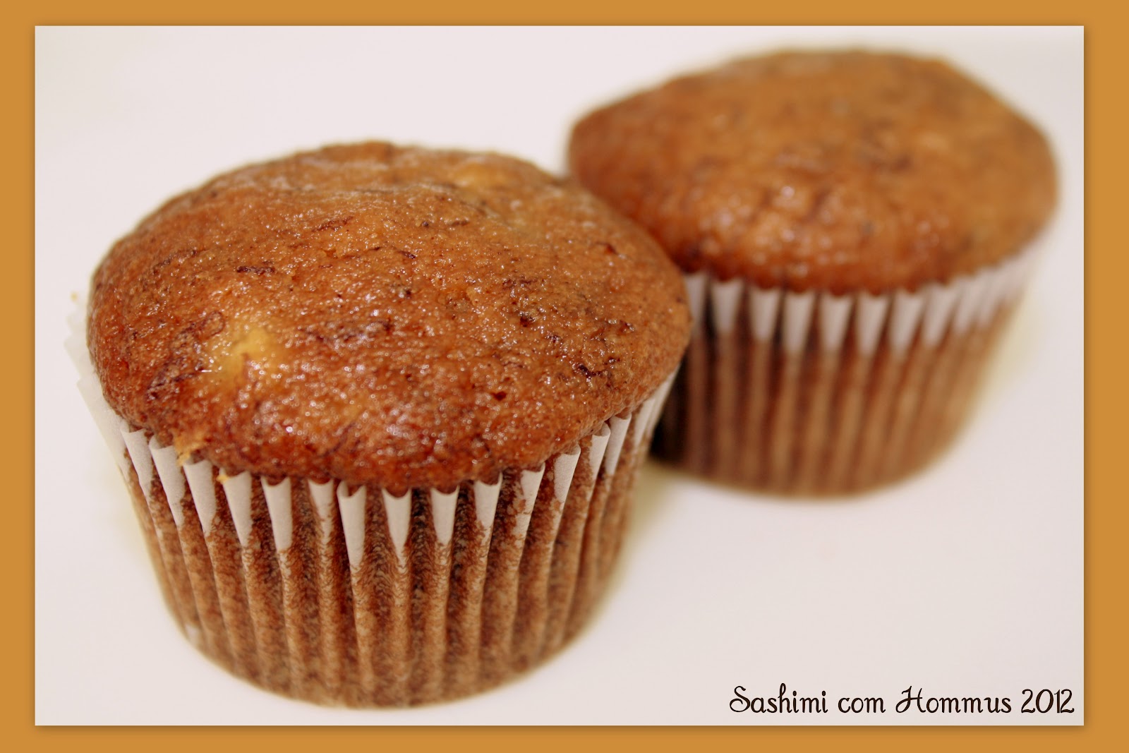 Sashimi com Hommus Muffin de Banana