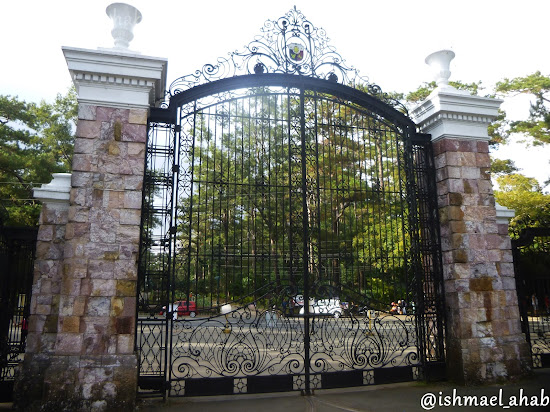 Intricate gate of the Mansion House in Baguio
