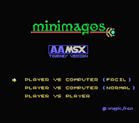 Cerramos la "Semana de Francisco Téllez" con 'minimagos', un divertido juego competitivo para MSX