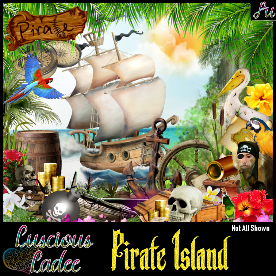 Beyond Beautiful Designs LUSCIOUS LADEE CT PIRATE LAND