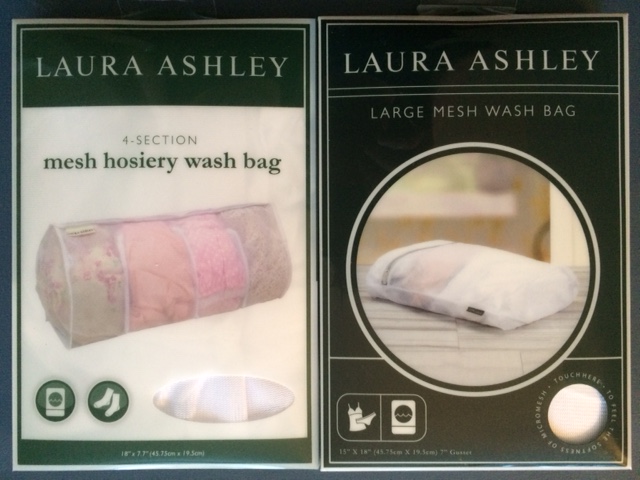 Laura Ashley Mesh Bra Wash Bag White