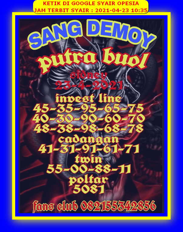 gambar togel sydney