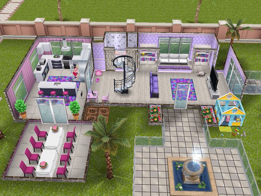 barbie dreamhouse layout