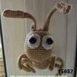 patron gratis hormiga amigurumi, free amigurumi pattern ant 