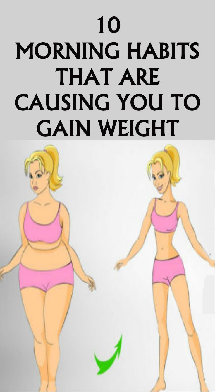 10 Morning Habits That Cause Weight Gain healhty and tips
