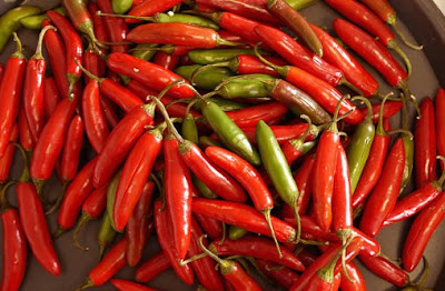 alimentos con chiles en las comidad