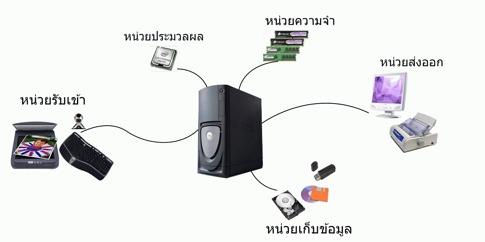 อุปกรณ์คอมพิวเตอร์(hardware)