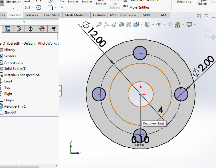 Solidworks exercises step by step procedure ~ Ourengineeringlabs