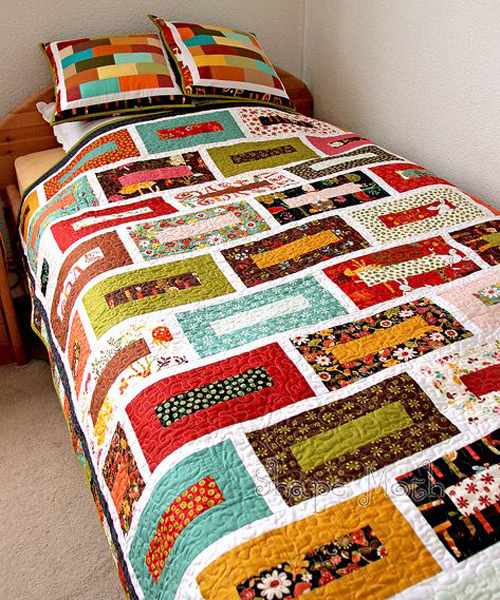 Brick Wall Quilt - Tutorial 