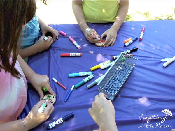 kid art necklaces