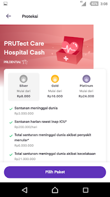 Asuransi Syariah PRUTect Care - Hospital Cash di OVO | Proteksi