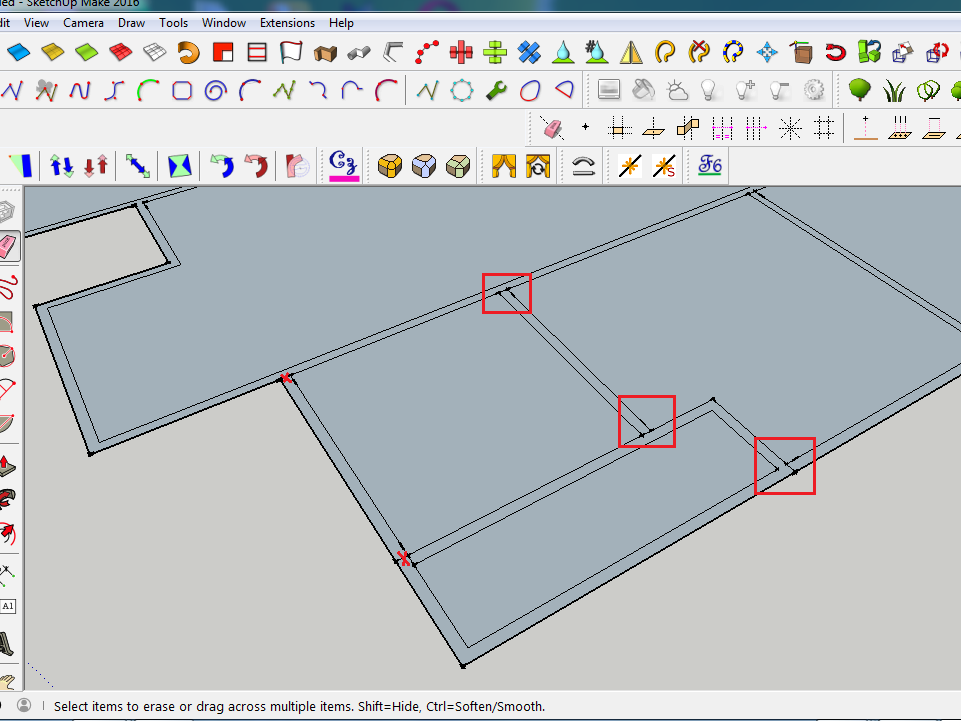Перенести чертежи. Исполнительные схемы в скетчап.