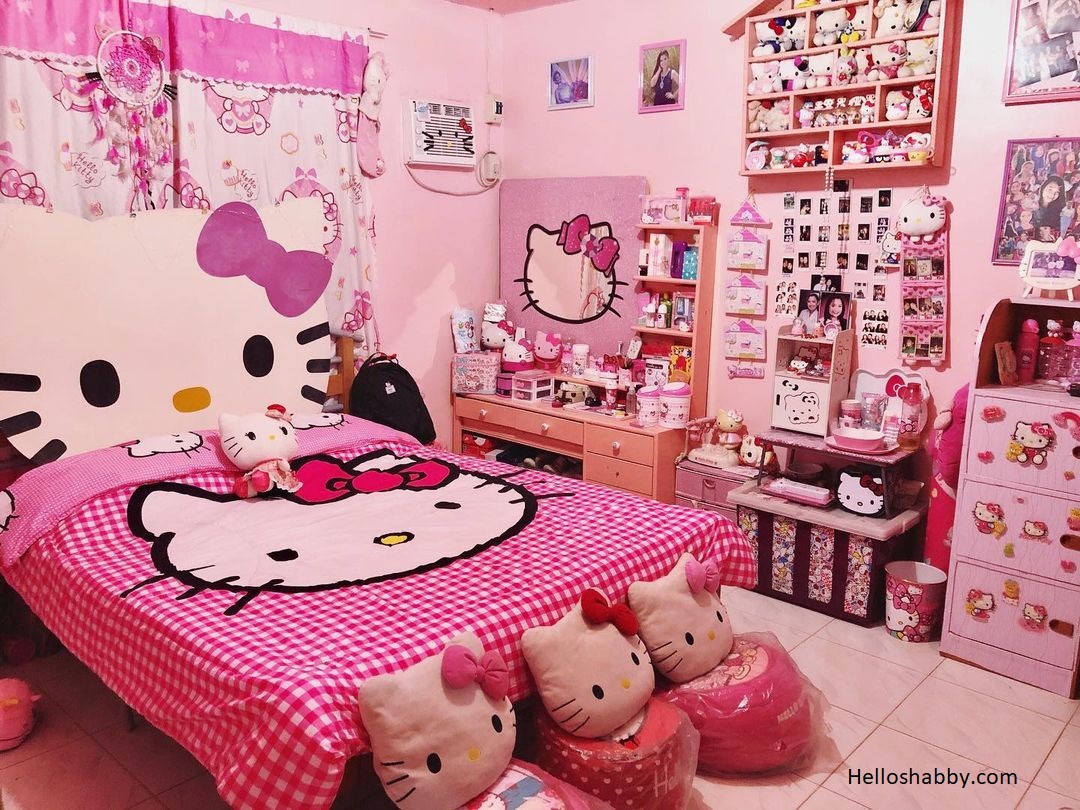 7 Hello Kitty Bedroom Theme Designs HelloShabby Interior And 7-hello-kitty-bedroom-theme-designs-helloshabby-interior-and