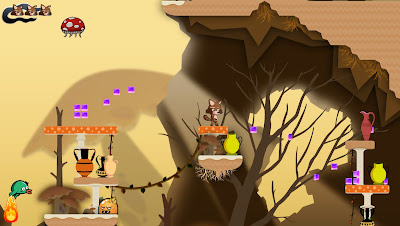 Miko Adventures Puffball Game Screenshot 1