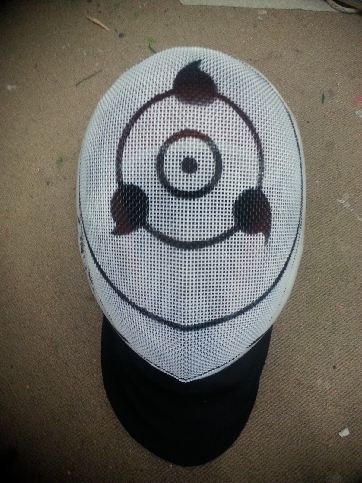 projects and experiments How to paint a HEMA/fencing mask