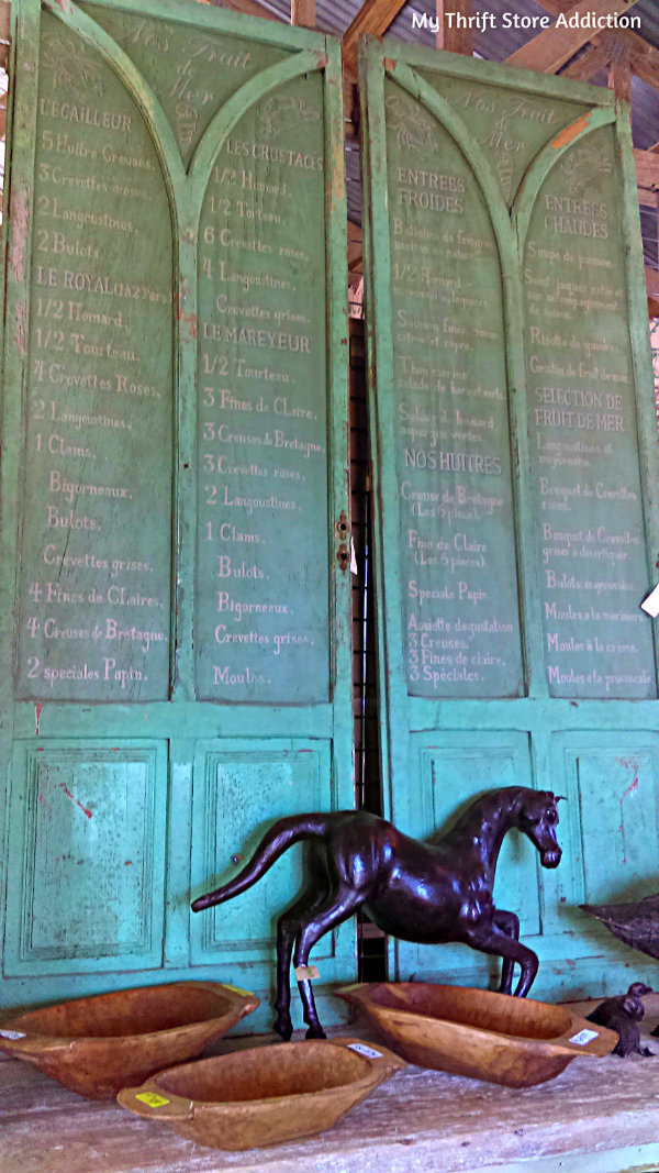 French script doors