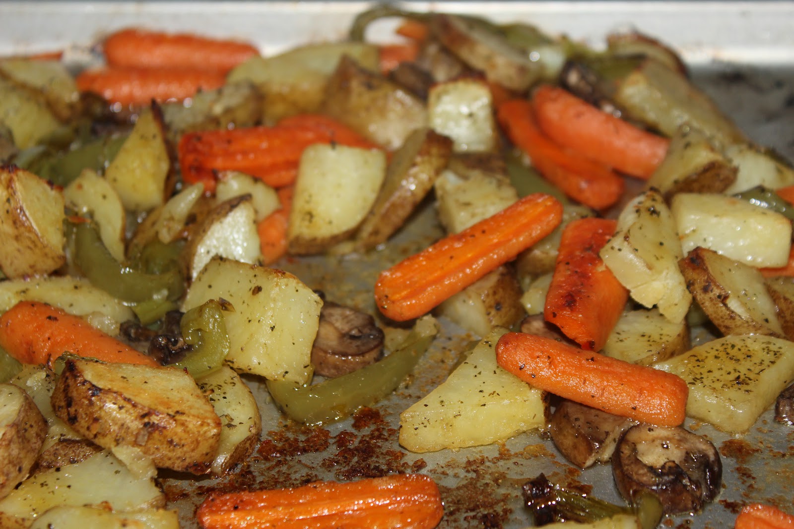 Creativity Starts Here! Oven Baked Potatoes and Veggies
