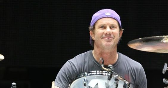 Chad Smith with his motorbike