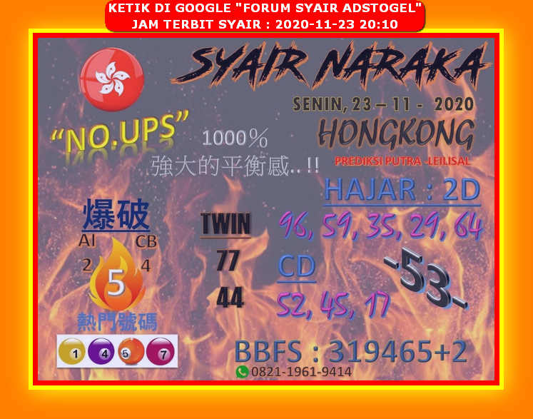 PREDIKSI HK MALAM INI