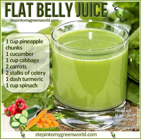 Flat belly juice.