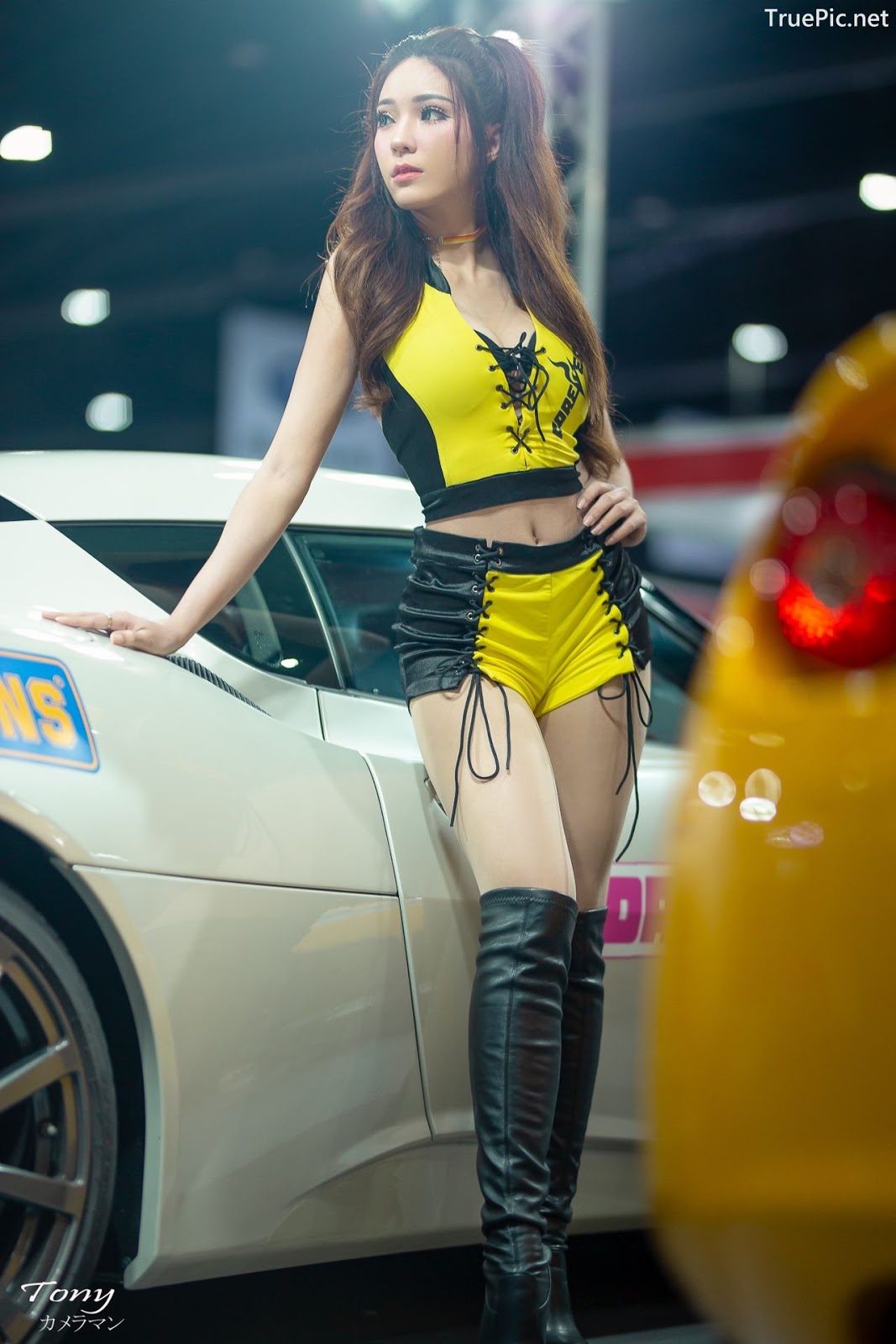 Thailand Hot Model Thai Racing Girl At Bangkok Auto Salon 2019