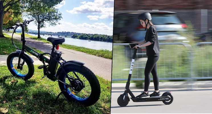 Ebike vs Electric Scooter All you need to know We
