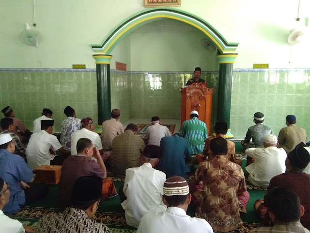Babinsa Mojorejo Jadi Khotib Sholat Jumat, Begini Isi Khutbahnya