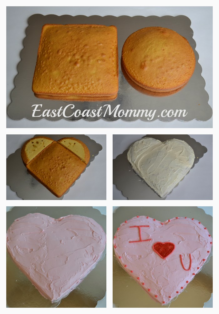 How to make a heart shaped cake without a heart pan